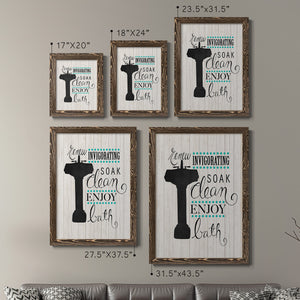 Invigorating Soak - Premium Framed Canvas 2 Piece Set - Ready to Hang