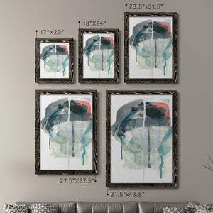 Stone Aperture III - Barnwood Framed Canvas Set