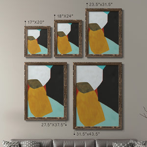 Graphica I - Barnwood Framed Canvas Set