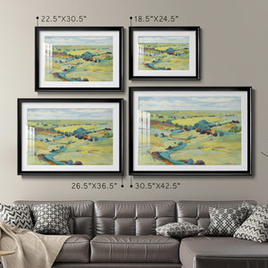 Idyll Sweep - Modern Framed Art Print