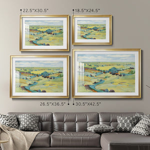 Idyll Sweep - Modern Framed Art Print