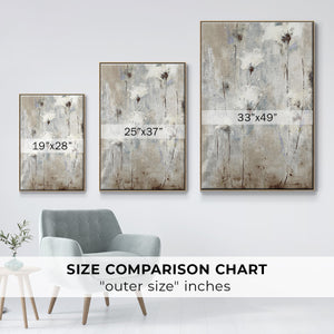 Here today, Gone tomorrow - Framed Premium Gallery Wrapped Canvas L Frame - Ready to Hang