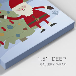 Winer Santa I - Gallery Wrapped Canvas