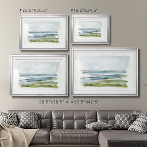 Coastline Splash I - Modern Framed Art Print