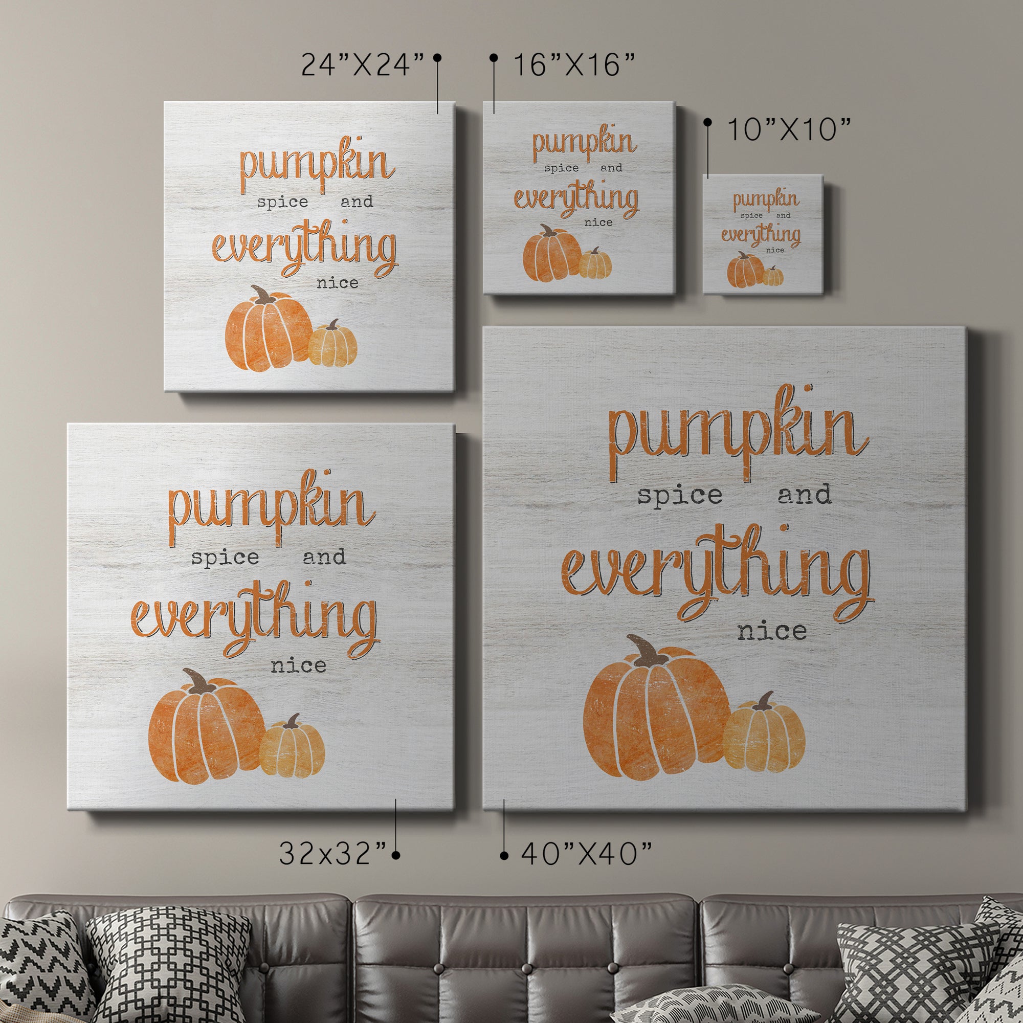 Pumpkin Spice-Premium Gallery Wrapped Canvas - Ready to Hang