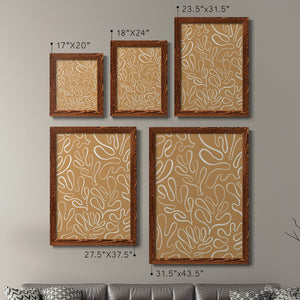 Matisse Pieces I - Barnwood Framed Canvas Set