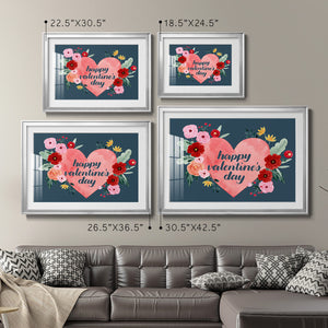 Sweet Hearts Collection A - Modern Framed Art Print