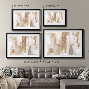 Gold Quartz I - Modern Framed Art Print