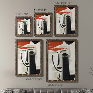 Faces of A Century V - Barnwood Framed Canvas Set