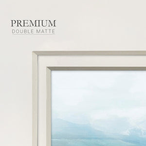Azure Rising IV Premium Framed Print Double Matboard