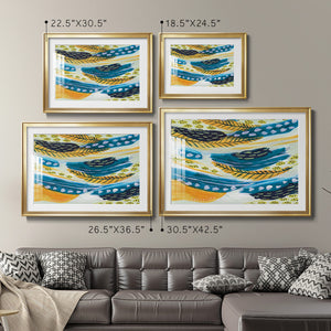 Feathery I - Modern Framed Art Print