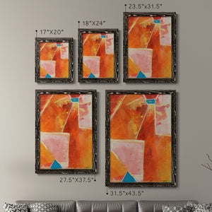 Primary Connection V - Barnwood Framed Canvas Set
