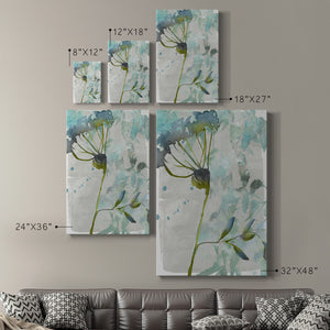 Flower Layers II Premium Gallery Wrapped Canvas - Ready to Hang
