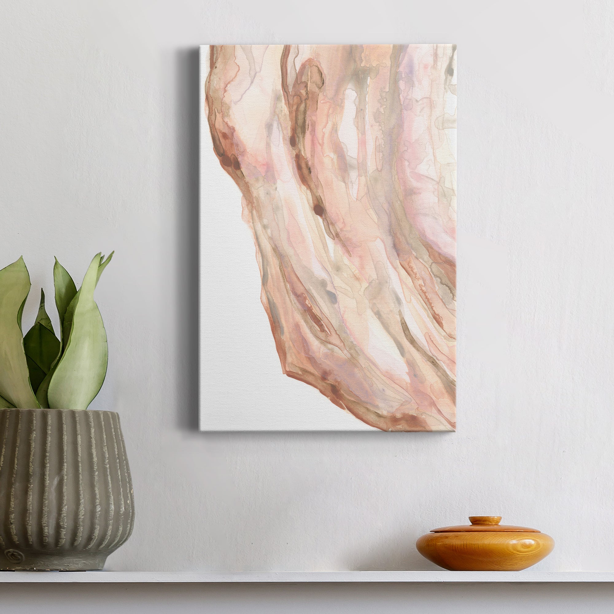 Rose Quartz II Premium Gallery Wrapped Canvas - Ready to Hang