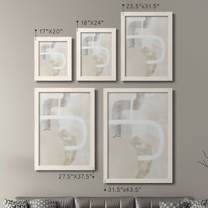 Quiet Affection I - Barnwood Framed Canvas Set