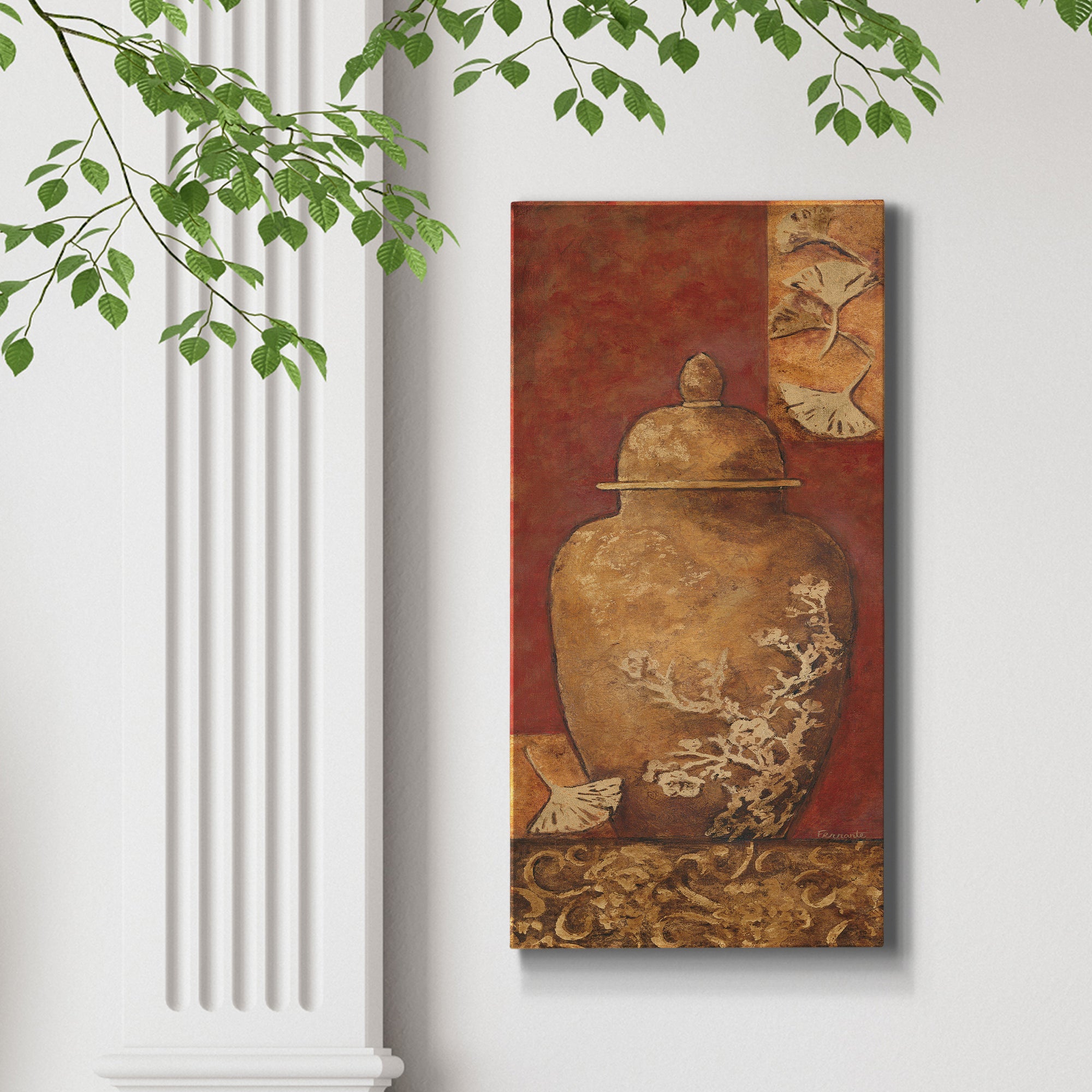 Asian Nuvo II - Premium Gallery Wrapped Canvas - Ready to Hang