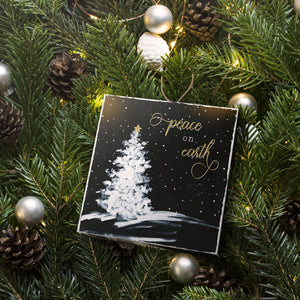 Peace on Earth Tree, Handmade Ornament