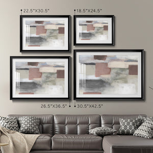 Bright Pastel - Modern Framed Art Print