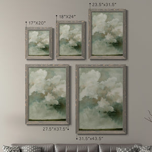 Coming Rain I - Barnwood Framed Canvas Set