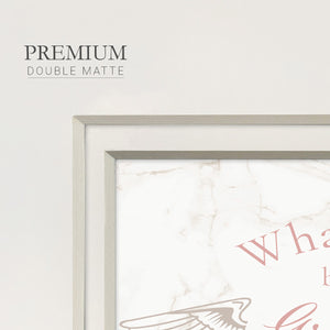 What is Life Premium Framed Print Double Matboard