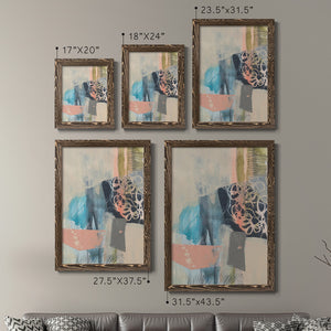 Reductive I - Barnwood Framed Canvas Set