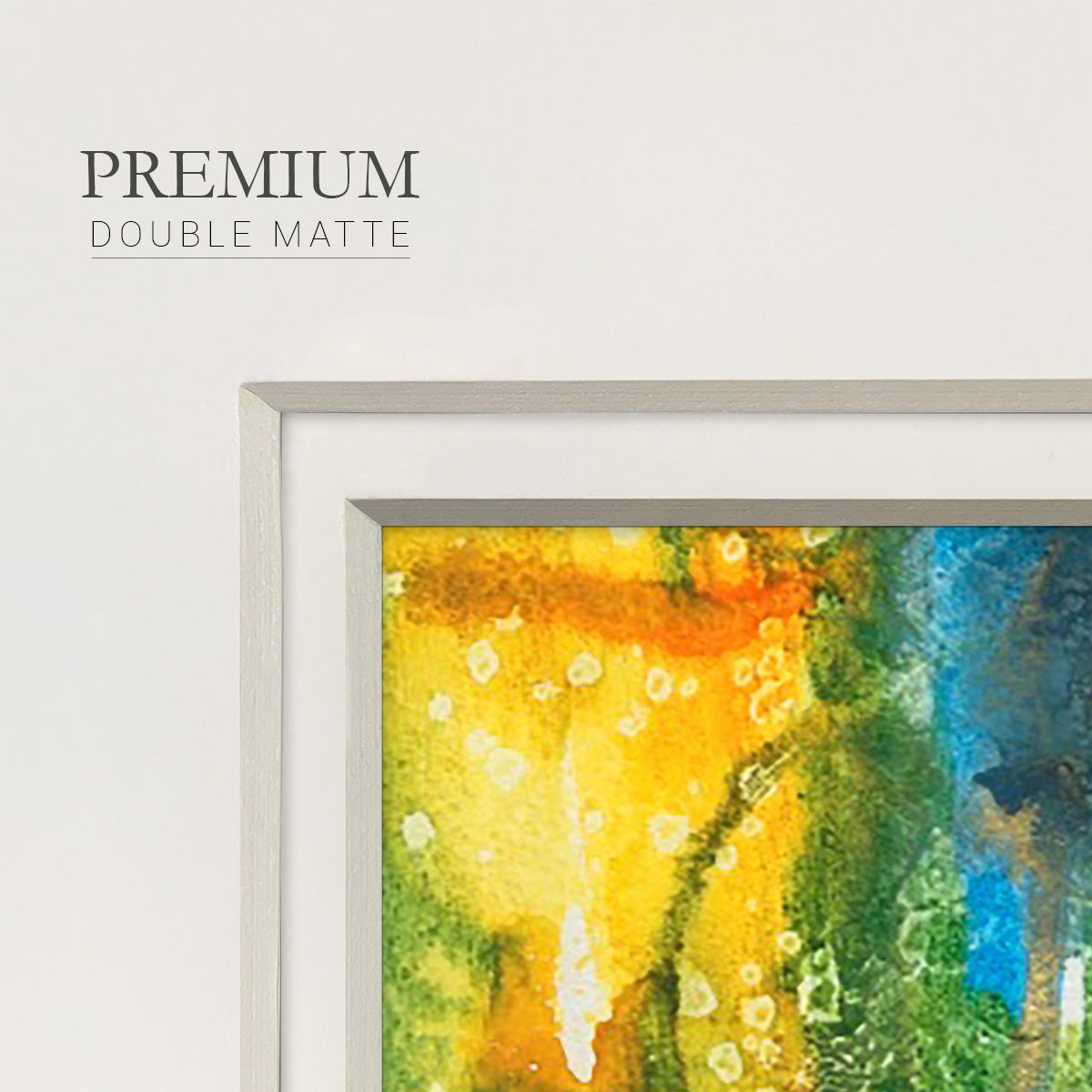 Aquatic Energy III Premium Framed Print Double Matboard