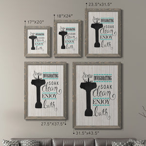 Invigorating Soak - Premium Framed Canvas 2 Piece Set - Ready to Hang