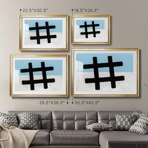 Hashtag - Modern Framed Art Print
