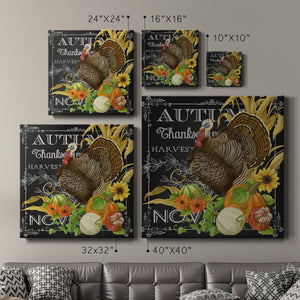 Harvest Greetings I -Premium Gallery Wrapped Canvas - Ready to Hang