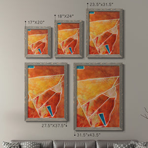 Primary Connection III - Barnwood Framed Canvas Set