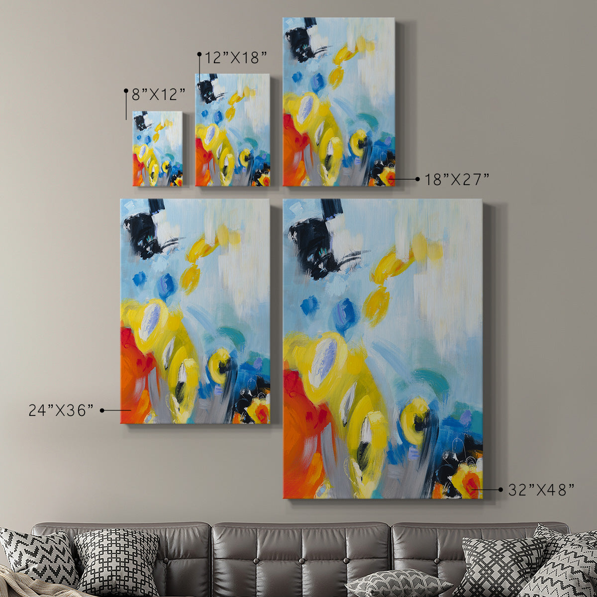 In the Loop III Premium Gallery Wrapped Canvas - Ready to Hang