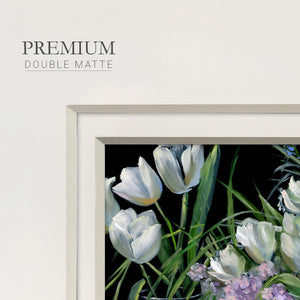 Wild Tulips Premium Framed Print Double Matboard