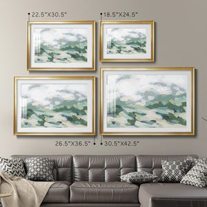 Verdant Hillside I - Modern Framed Art Print