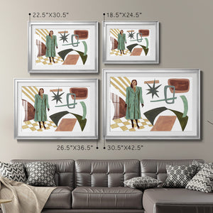 Vintage Vibes II - Modern Framed Art Print