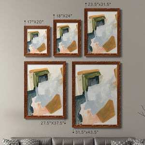 Palette Meld I - Barnwood Framed Canvas Set
