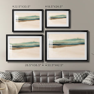 Layered Horizon II - Modern Framed Art Print