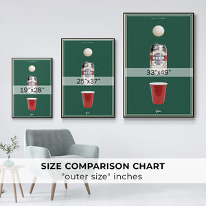 Fig. A: Party - Framed Premium Gallery Wrapped Canvas L Frame - Ready to Hang