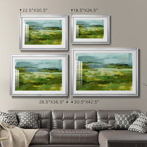 Emerald View I - Modern Framed Art Print