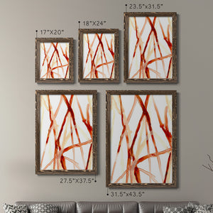 Runnel V - Barnwood Framed Canvas Set