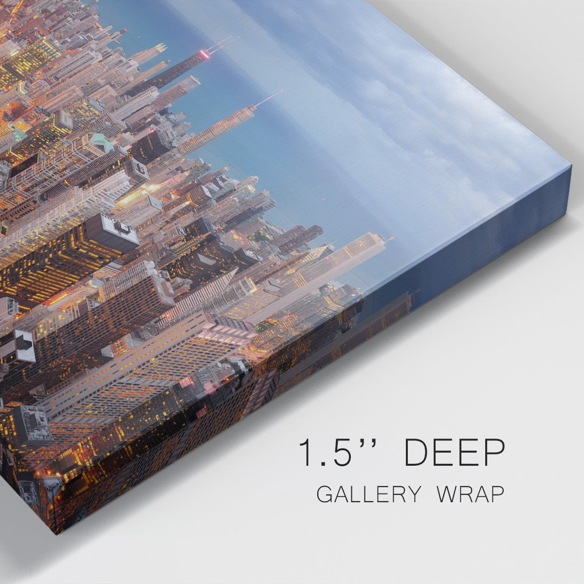 Chicago Aerial - Gallery Wrapped Canvas