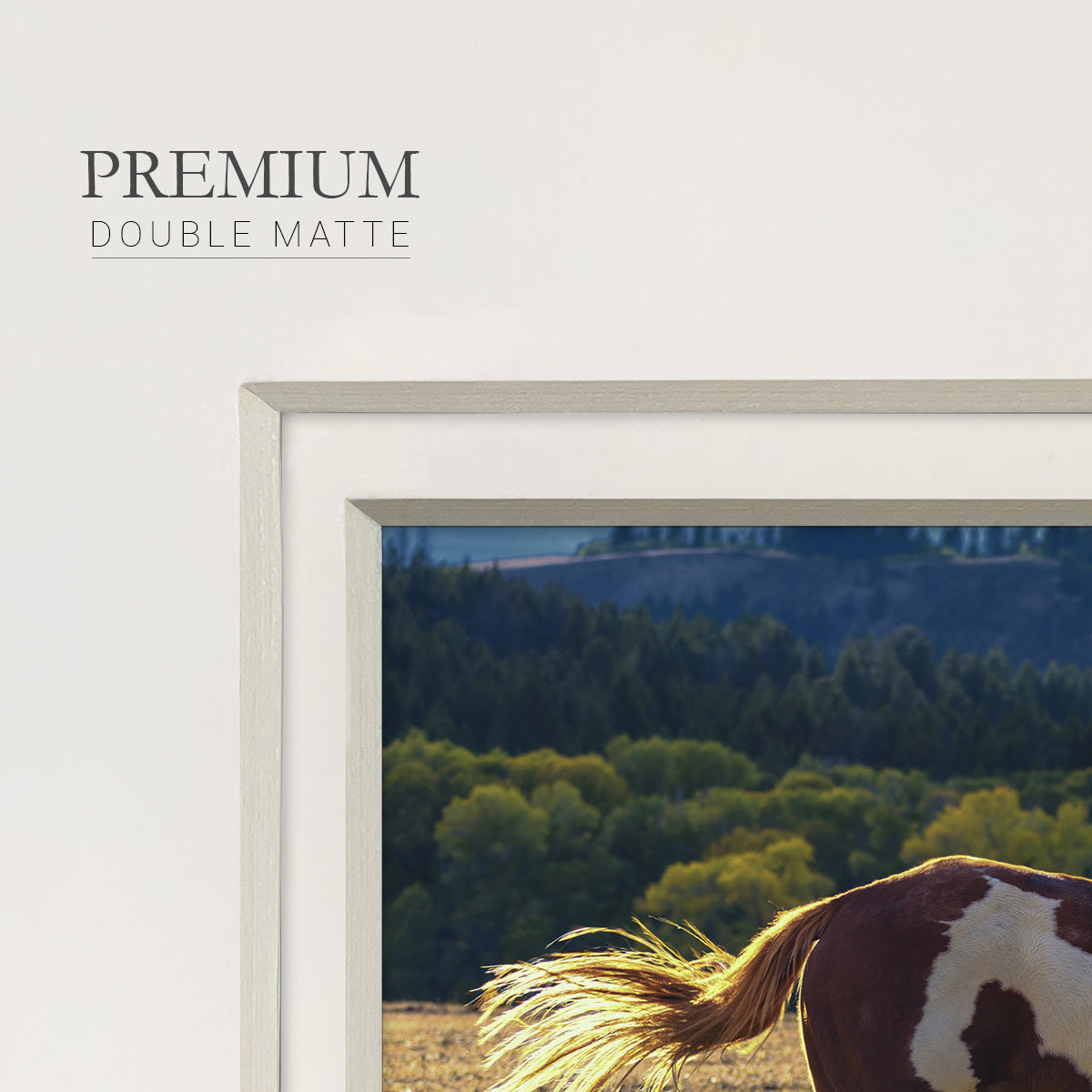 Breakfast- Premium Framed Print Double Matboard
