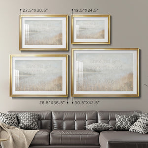 Shine His Light - Modern Framed Art Print