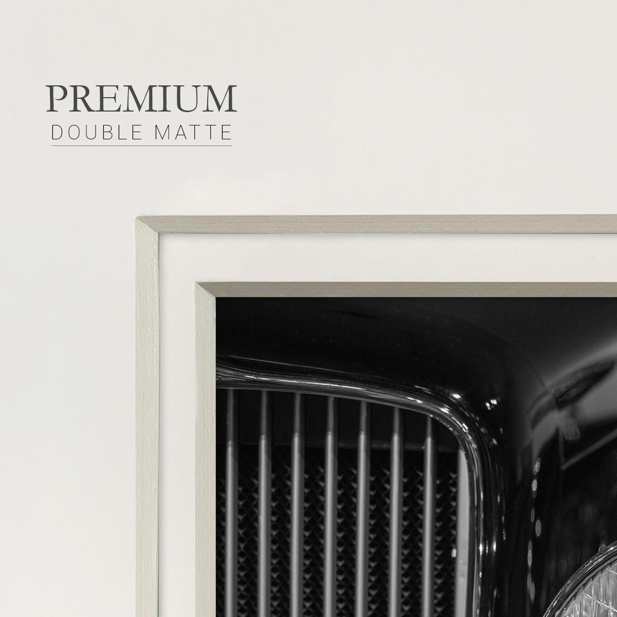 Vroom III- Premium Framed Print Double Matboard