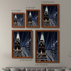 Rooftop Serenade - Premium Framed Canvas 2 Piece Set - Ready to Hang