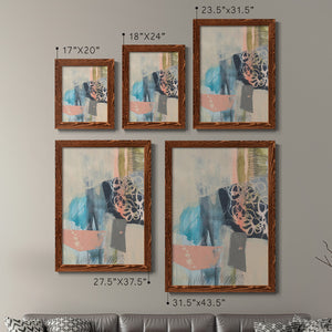 Reductive I - Barnwood Framed Canvas Set