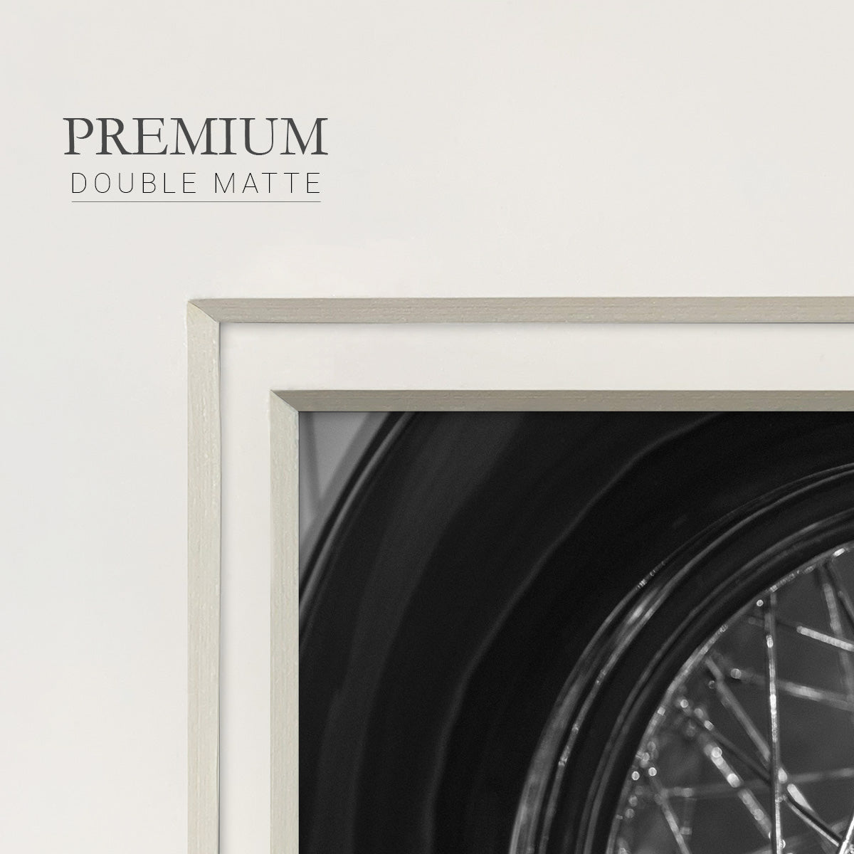 Vroom I Premium Framed Print Double Matboard