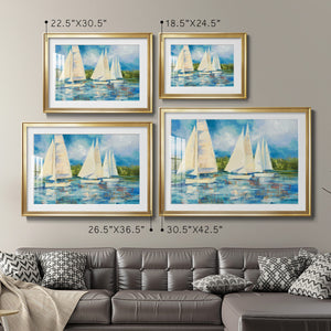 Clear Sailing - Modern Framed Art Print