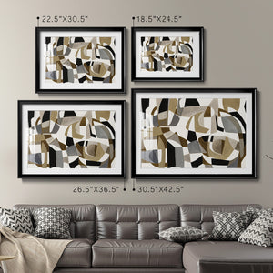 Circle Game - Modern Framed Art Print