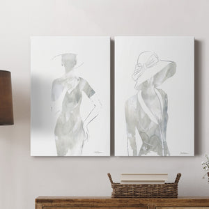 Fashion Cover I Premium Gallery Wrapped Canvas - Ready to Hang - Set of 2 - 8 x 12 Each