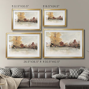 The Autumn View I Premium Framed Print - Ready to Hang